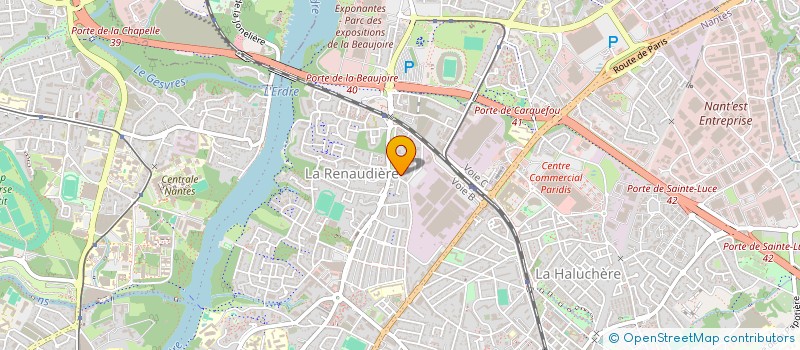 localisation de l'entreprise LES HEURES D'AMITIE DU RANZAY à NANTES