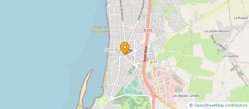 localisation de l'entreprise LES HEURES DOUCES à SAINT-BREVIN-LES-PINS