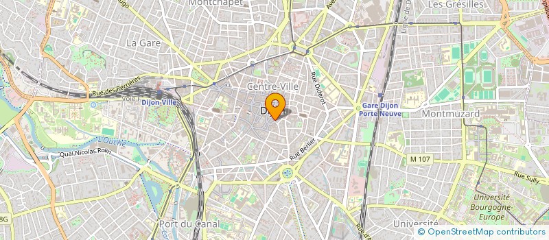 localisation de l'entreprise LES HEURES DU JOUR  DIJON