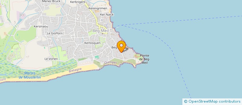 localisation de l'entreprise LES HEURES EXQUISES  FOUESNANT