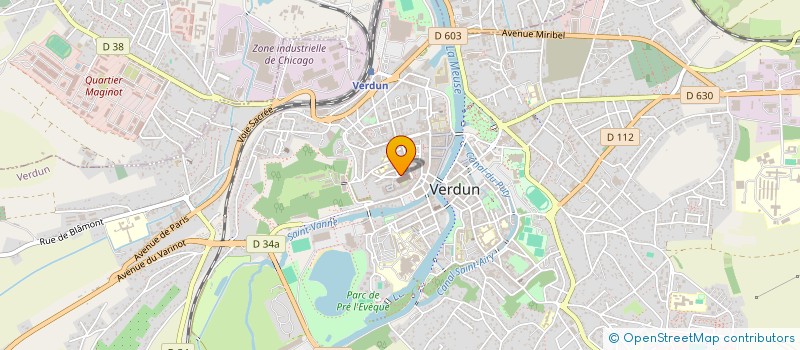 localisation de l'entreprise LES HEURES MUSICALES DE L'EVECHE à VERDUN