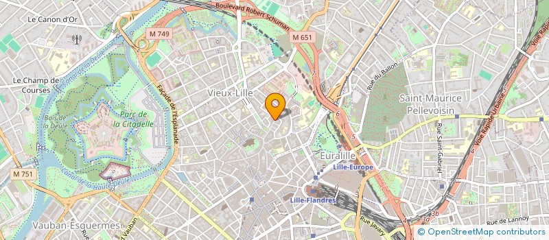 localisation de l'entreprise LES HEUREUNOLOGUES à LILLE
