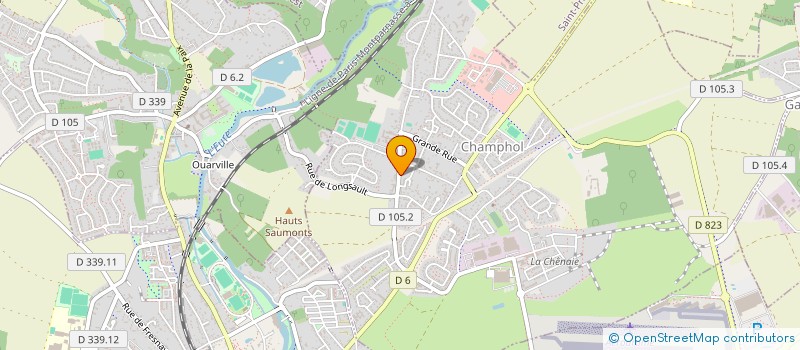 localisation de l'entreprise LES HEUREUX-LIENS à CHAMPHOL