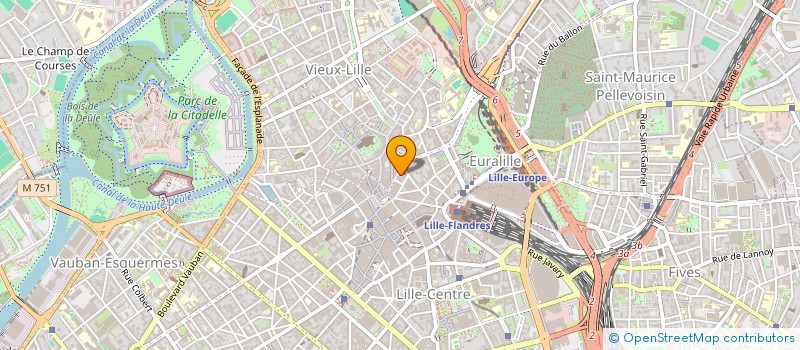 localisation de l'entreprise LES HIBISCUS  LILLE