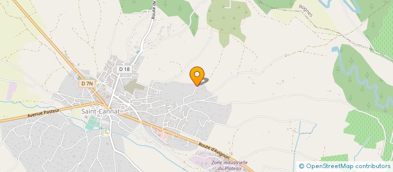 localisation de l'entreprise LES HIPPOCAMPES  SAINT-CANNAT