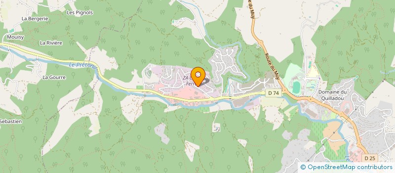localisation de l'entreprise LES HIPPOCAMPES à SAINTE-MAXIME