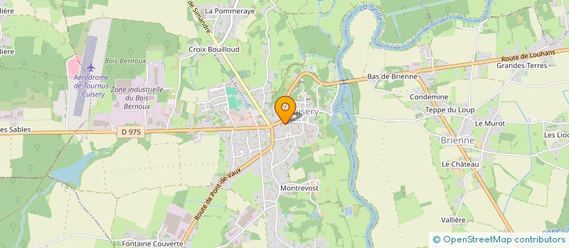 localisation de l'entreprise LES HIRONDELLES 2  CUISERY