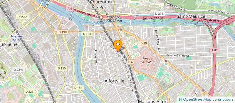 localisation de l'entreprise LES HIRONDELLES à ALFORTVILLE