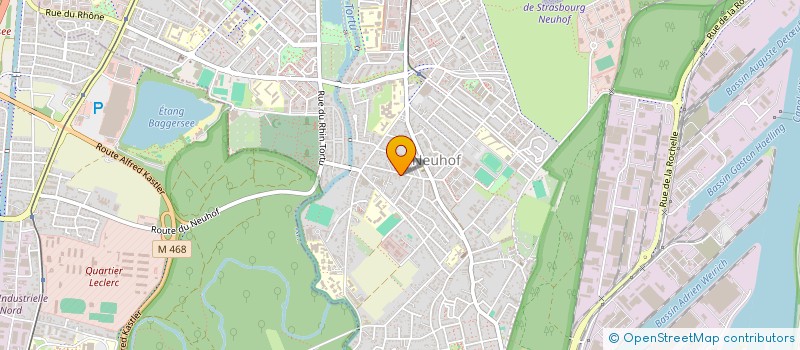 localisation de l'entreprise LES HIRONDELLES à STRASBOURG