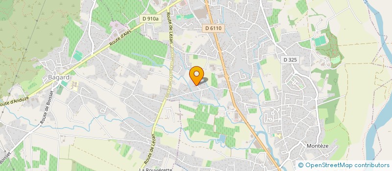 localisation de l'entreprise LES HIRONDELLES  SAINT-CHRISTOL-LEZ-ALES
