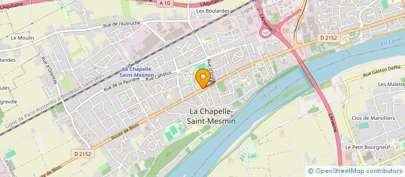 localisation de l'entreprise LES HIRONDELLES à LA CHAPELLE-SAINT-MESMIN