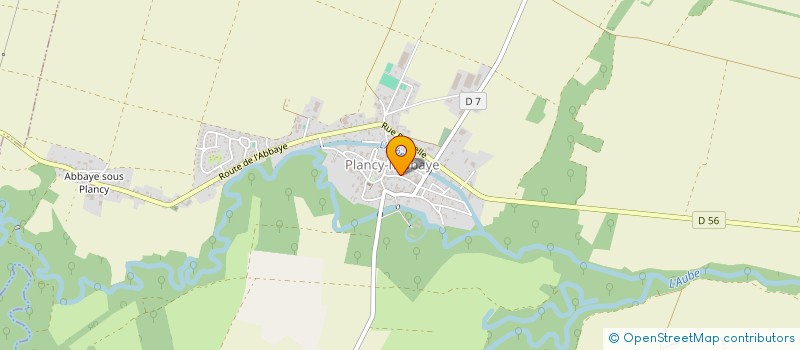 localisation de l'entreprise LES HIRONDELLES  PLANCY-L'ABBAYE
