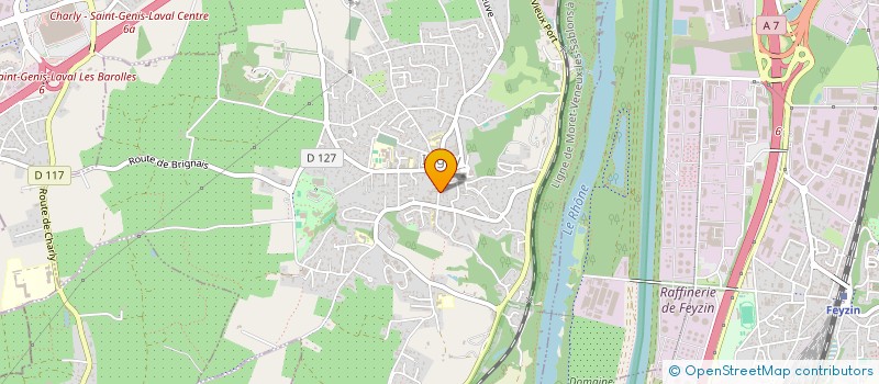 localisation de l'entreprise LES HIRONDELLES  IRIGNY