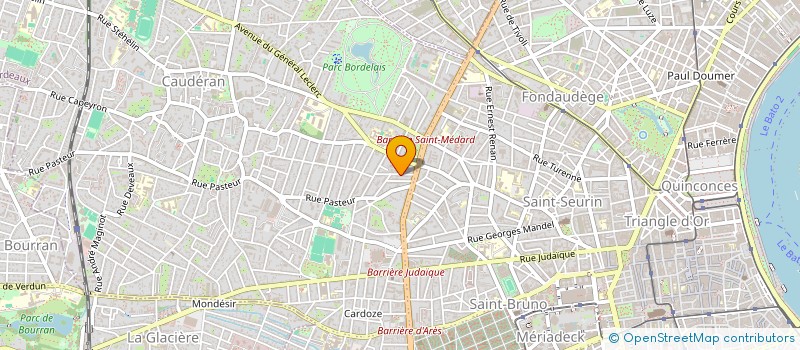 localisation de l'entreprise LES HIRONDELLES  BORDEAUX