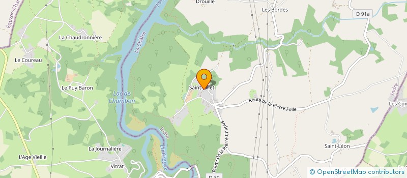 localisation de l'entreprise LES HIRONDELLES à SAINT-PLANTAIRE