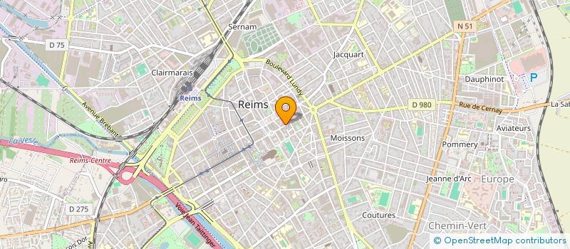 localisation de l'entreprise LES HIRONDELLES  BOURGOGNE-FRESNE