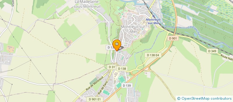 localisation de l'entreprise LES HIRONDELLES  MONTREUIL-SUR-MER