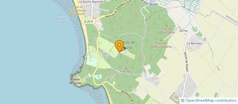 localisation de l'entreprise LES HIRONDELLES  SAINT-GEORGES-DE-DIDONNE