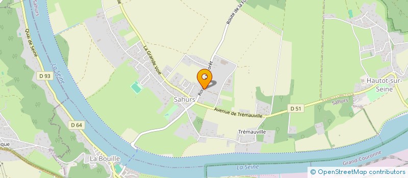 localisation de l'entreprise LES HIRONDELLES  SAHURS