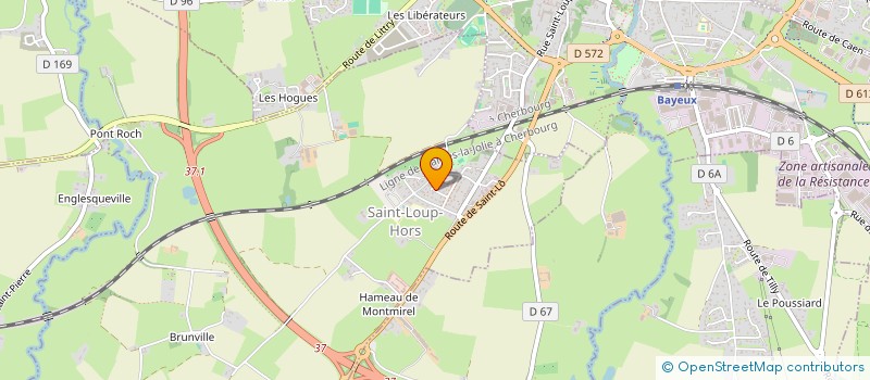 localisation de l'entreprise LES HIRONDELLES  SAINT-LOUP-HORS