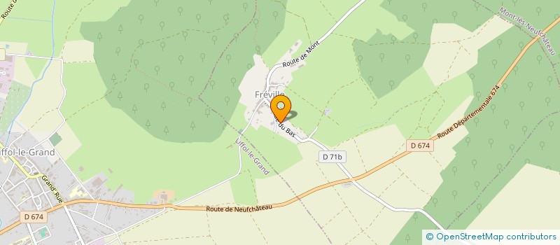 localisation de l'entreprise LES HIRONDELLES CITOYENNES  FREVILLE