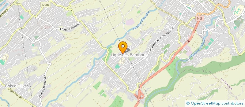 localisation de l'entreprise LES HIRONDELLES DE BRAS SEC  SAINT-PIERRE