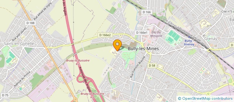 localisation de l'entreprise LES HIRONDELLES DE BULLY LES MINES  BULLY-LES-MINES