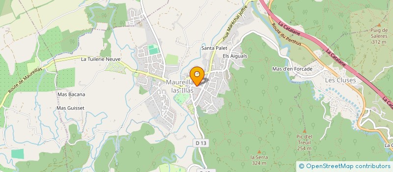 localisation de l'entreprise LES HIRONDELLES DE MAUREILLAS  MAUREILLAS-LAS-ILLAS