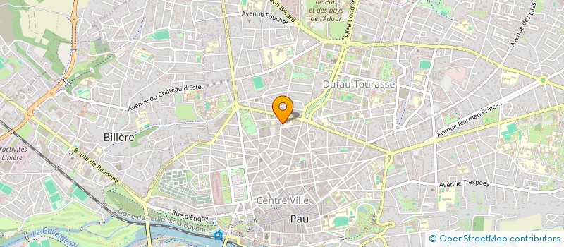 localisation de l'entreprise LES HIRONDELLES DE SAINT-MAUR à PAU