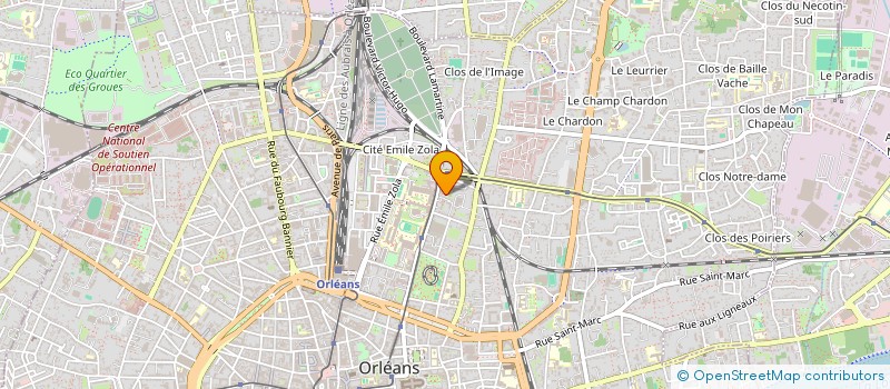 localisation de l'entreprise LES HISTOIRES D'ICI ET D'AILLEURS  ORLEANS