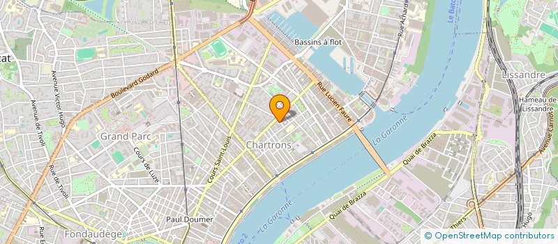 localisation de l'entreprise LES HISTOIRES NATURELLES  BORDEAUX