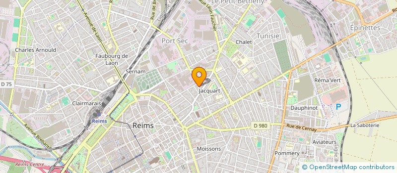 localisation de l'entreprise LES HOCHES  REIMS