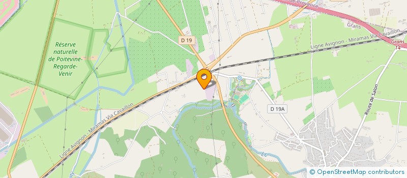 localisation de l'entreprise LES HOM'NIENS DE SAINT CHARLES  GRANS