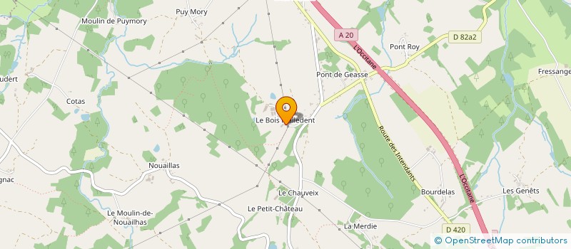 localisation de l'entreprise LES HOMARDS INDOSILES à VICQ-SUR-BREUILH