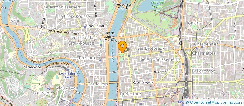 localisation de l'entreprise LES HOMMES D'ABORD à LYON