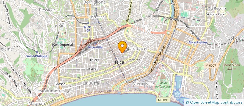 localisation de l'entreprise LES HOMMES DEVIENNENT LES FRERES (LA REVELATION D'ARES XIX/22) à NICE