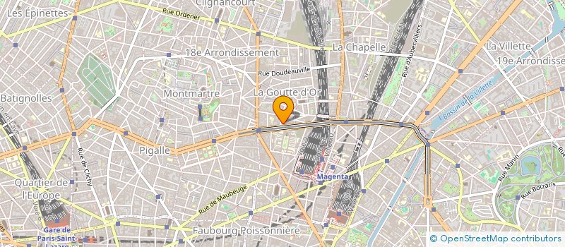 localisation de l'entreprise LES HOMMES PERDUS  PARIS