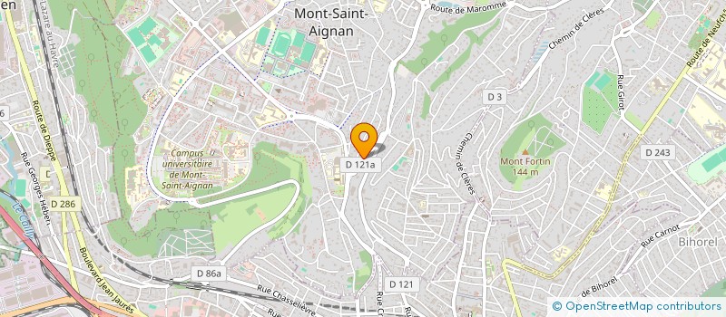 localisation de l'entreprise LES HONGUEMARETTES  MONT-SAINT-AIGNAN