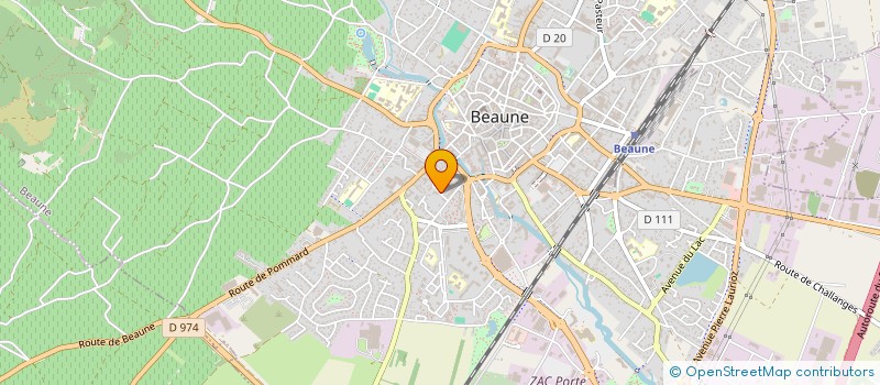 localisation de l'entreprise LES HOPLITES à BEAUNE