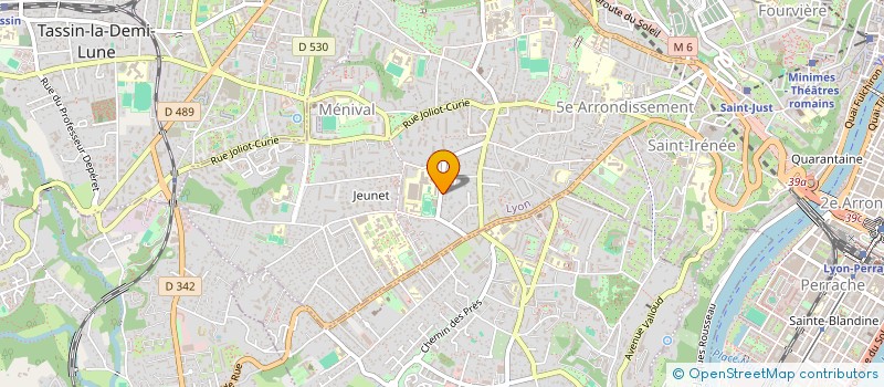 localisation de l'entreprise LES HOPTIMISTES à LYON