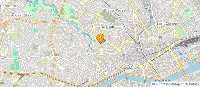 localisation de l'entreprise LES HORIZONS à NANTES