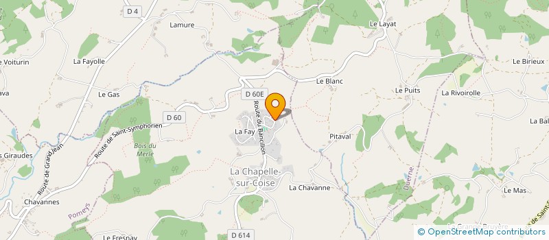 localisation de l'entreprise LES HORIZONS  DUERNE