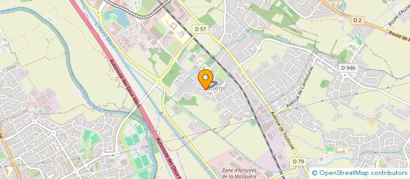 localisation de l'entreprise LES HORTENSIAS  LABEGE