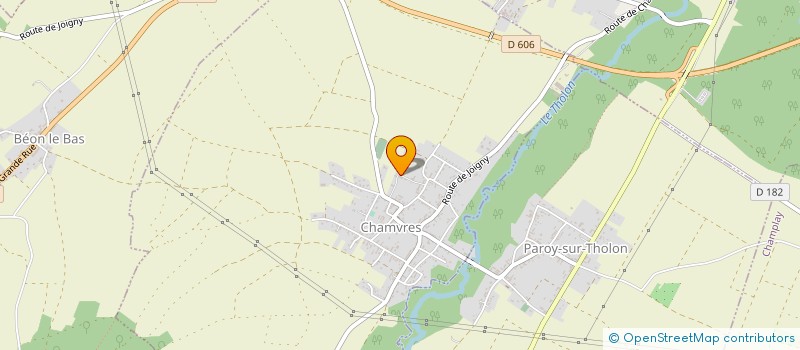 localisation de l'entreprise LES HORTENSIAS  CHAMVRES