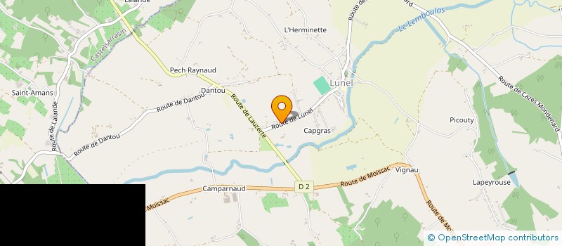 localisation de l'entreprise LES HORTENSIAS  LAFRANCAISE