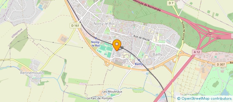 localisation de l'entreprise LES HORTENSIAS à NOISY-LE-ROI