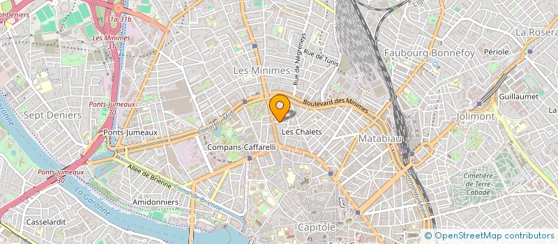 localisation de l'entreprise LES HORTENSIAS  TOULOUSE