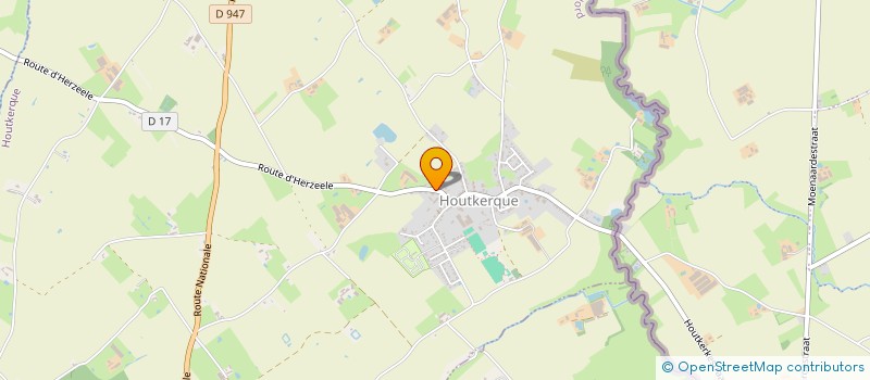 localisation de l'entreprise LES HORTENSIAS  HOUTKERQUE