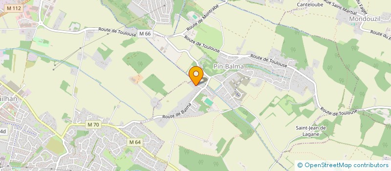 localisation de l'entreprise LES HOTES DE LOCATION COURTE DUREE DE TOULOUSE ET SA METROPOLE  PIN-BALMA