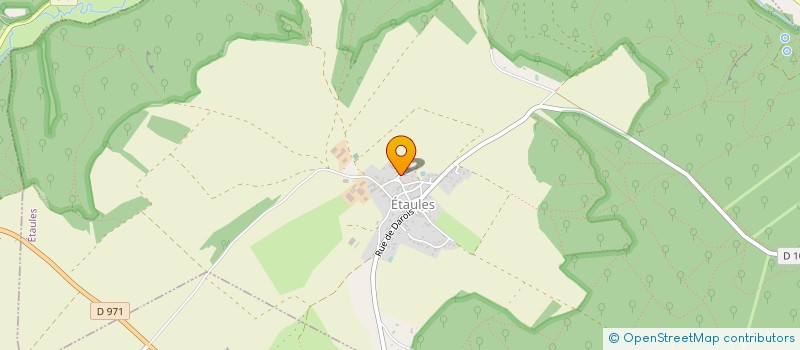 localisation de l'entreprise LES HOTTES  ETAULES